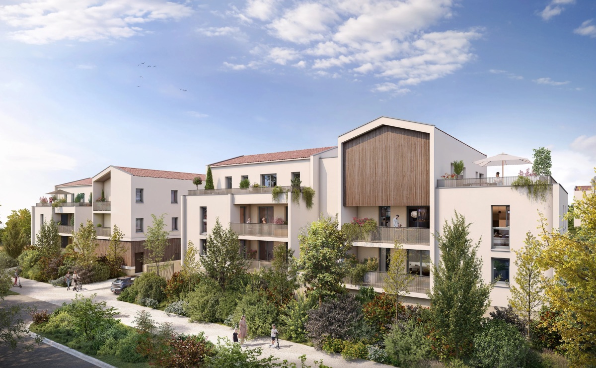 Programme neuf Paseo : Maisons neuves et appartements neufs à Pibrac référence 7458, aperçu n°0