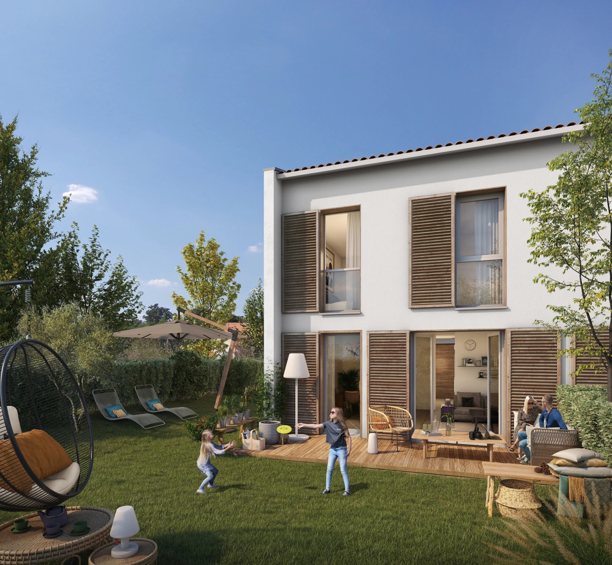 Programme neuf Paseo : Maisons neuves et appartements neufs à Pibrac référence 7458, aperçu n°1