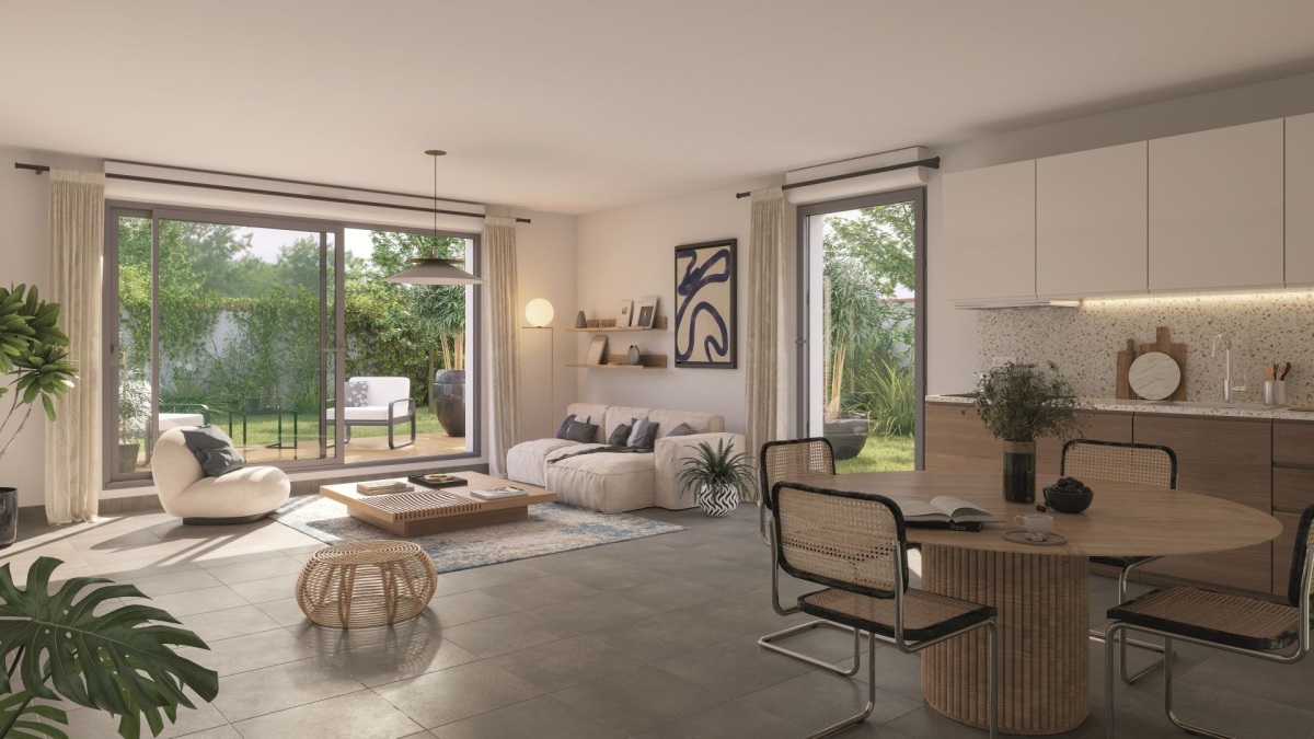 Programme neuf Les Pleiades : Appartements neufs à Mondonville référence 7423, aperçu n°1