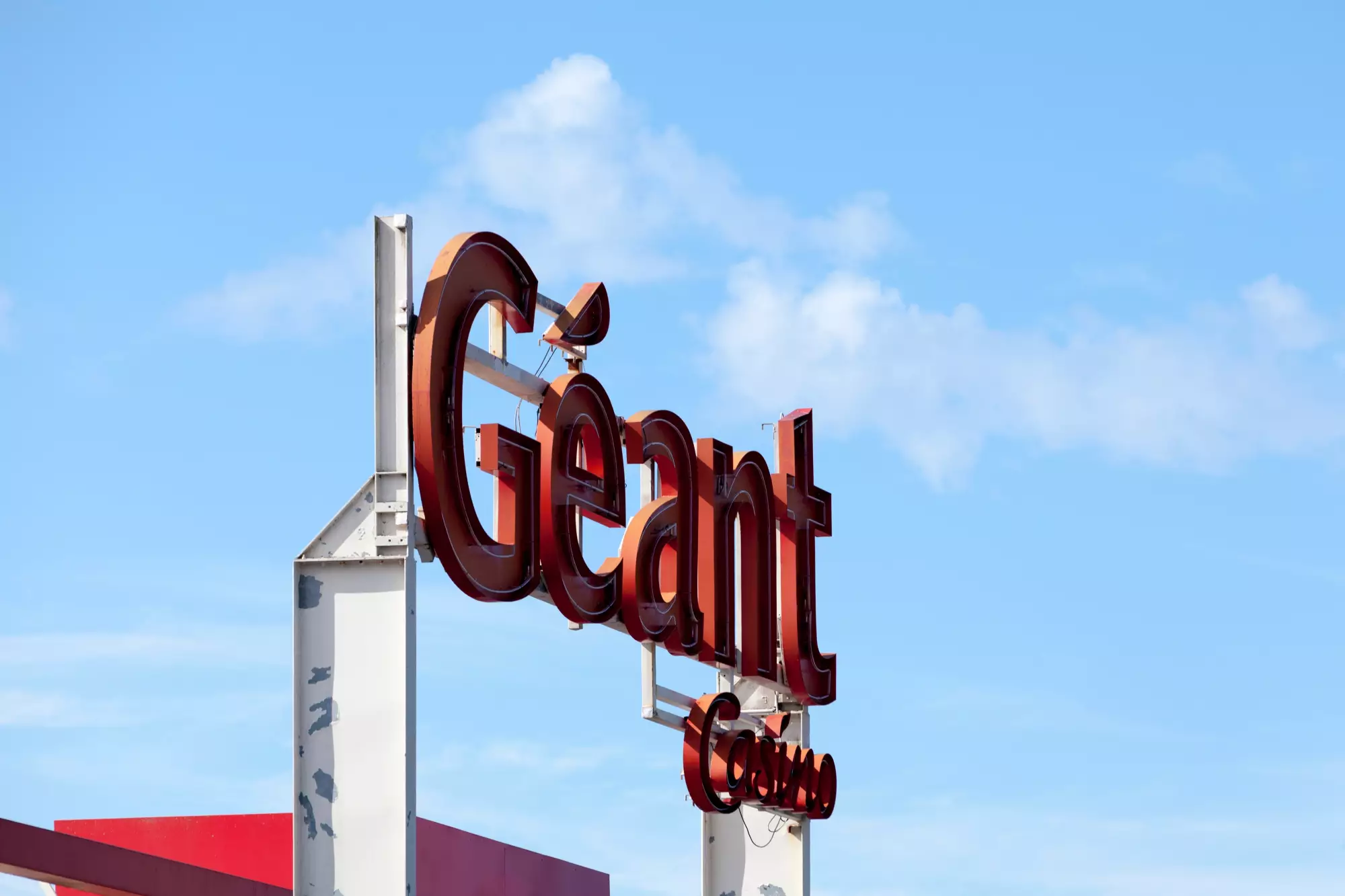 enseigne Géant Casino