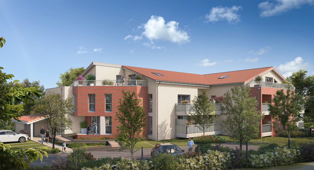 Programme neuf Croix Pastel : Appartements neufs à Lacroix-Falgarde référence 7737, aperçu n°0