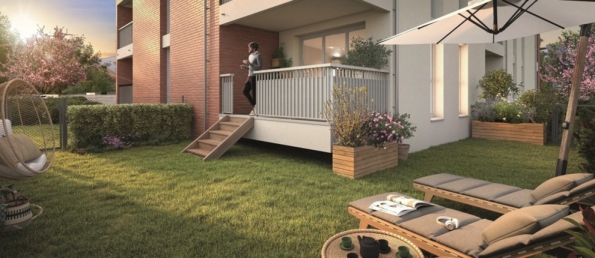 Programme neuf Croix Pastel : Appartements neufs à Lacroix-Falgarde référence 7737, aperçu n°5