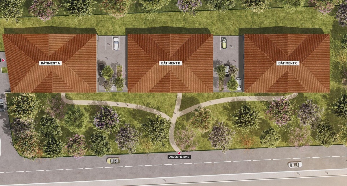 Programme neuf Quercia : Appartements neufs à Castelginest référence 7778, aperçu n°8
