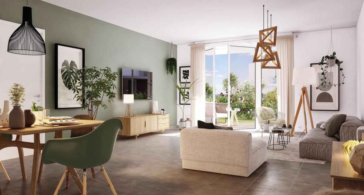 Programme neuf Quercia : Appartements neufs à Castelginest référence 7778, aperçu n°1