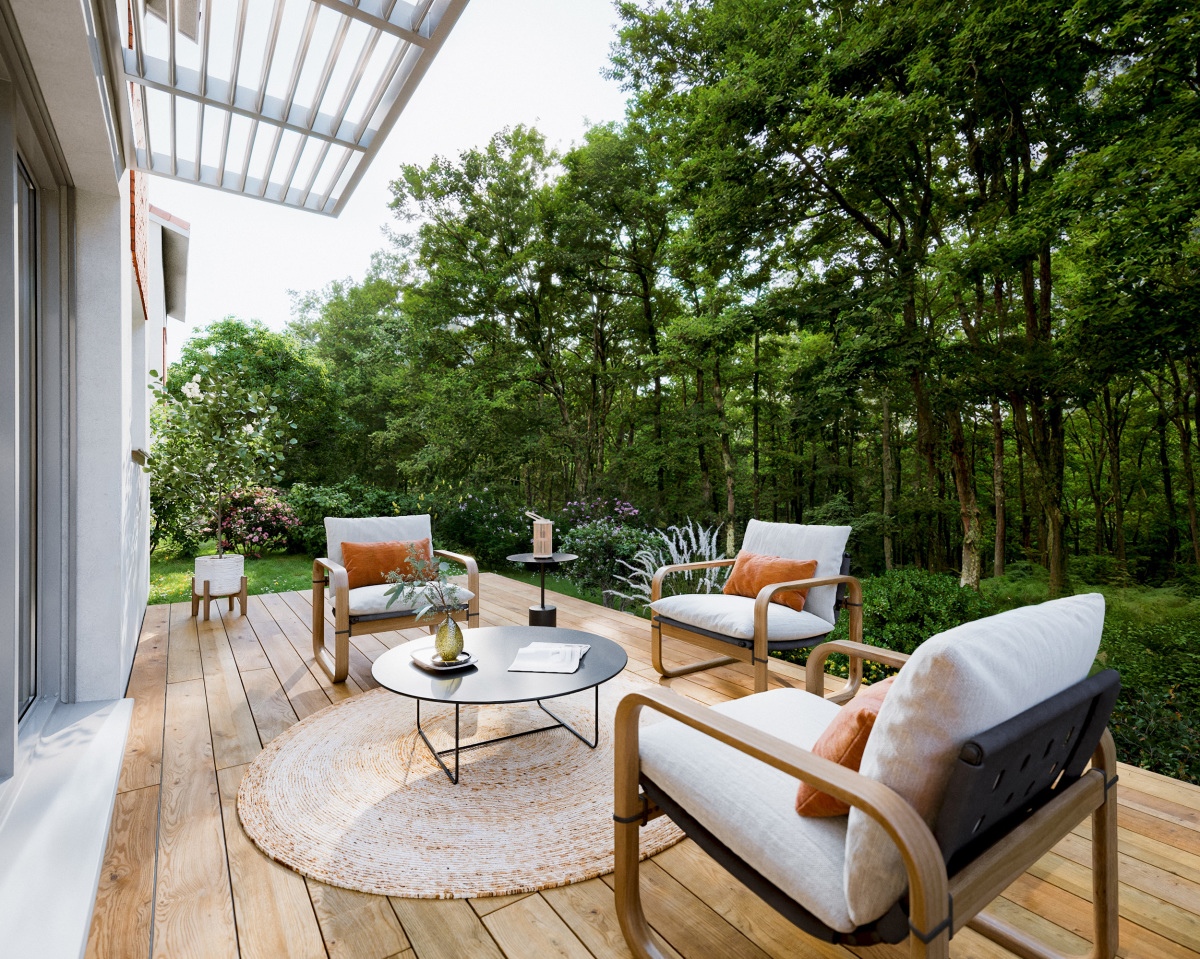 Programme neuf Domaine du Rouvre : Maisons neuves et appartements neufs à Montrabé référence 7383, aperçu n°11