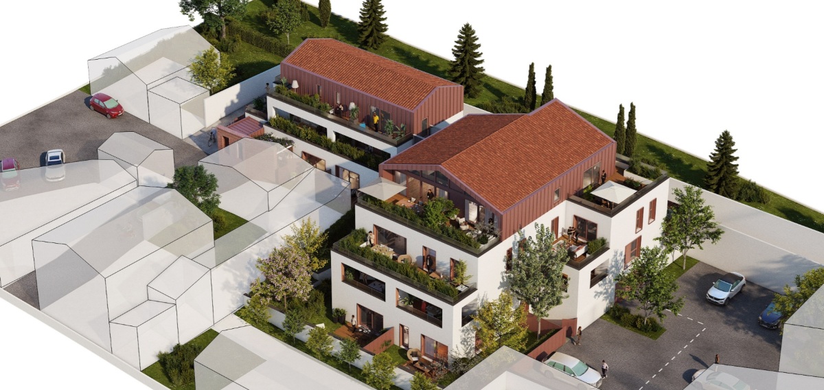 Programme neuf Allée Gloria : Appartements neufs à Guilheméry référence 7398, aperçu n°7