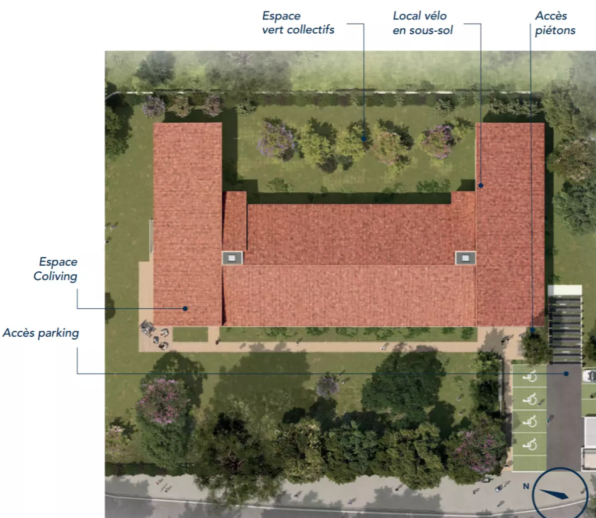 Programme neuf Oxford Lab : Appartements neufs à Quint-Fonsegrives référence 7811, aperçu n°4