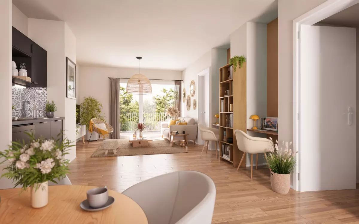 Programme neuf We Live : Appartements neufs à Saint-Martin-du-Touch référence 7809, aperçu n°3