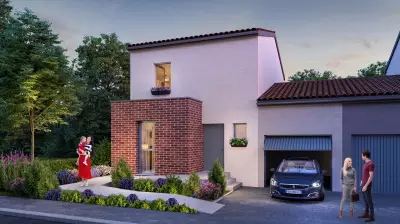 Programme neuf Domaine de l'Hers : Maisons Neuves Baziège référence 7913